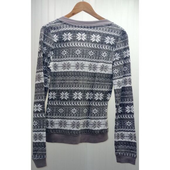 Tommy Hilfiger gray and white thermal long sleeve shirt size large - see listing - Picture 2 of 4